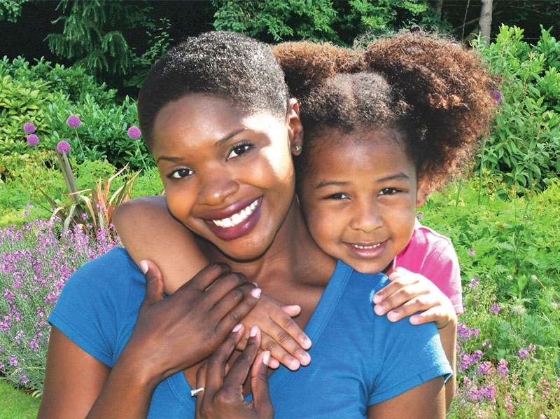 mother and daughter