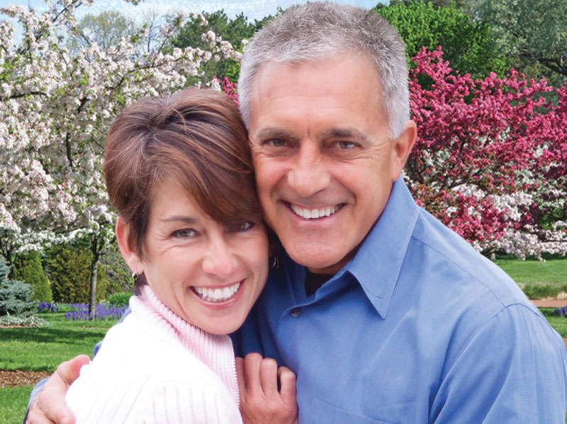 smiling couple
